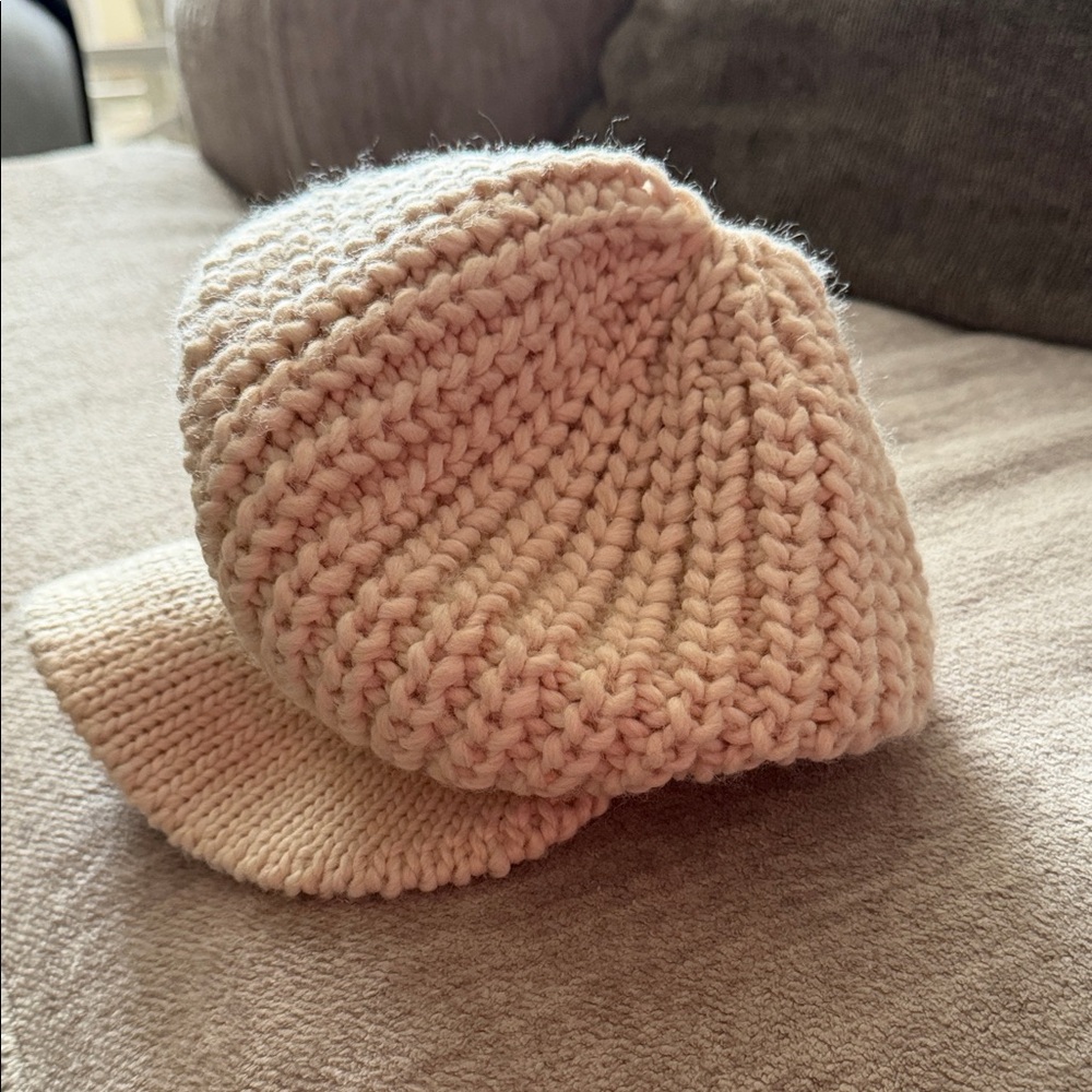 Babo Florence Cozy Knit Kids Cap - Cream